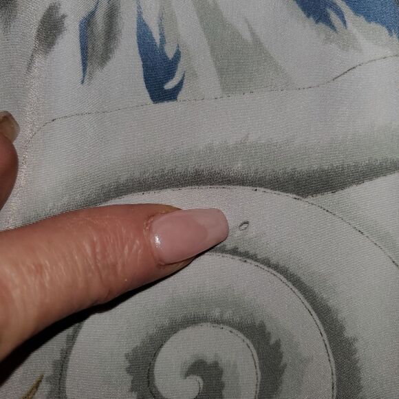 Vintage Y2K Phat Farm Shirt Tan Button Up All Over Print Tiger Dragon Mens XL - Picture 13 of 13